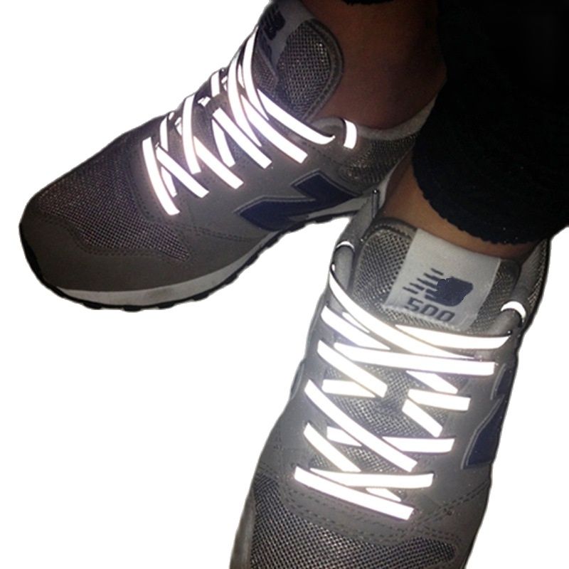 Reflective Night Running Shoes - Creatieve Dubbelzijdig Reflecterende Schoenveters Mode Tij